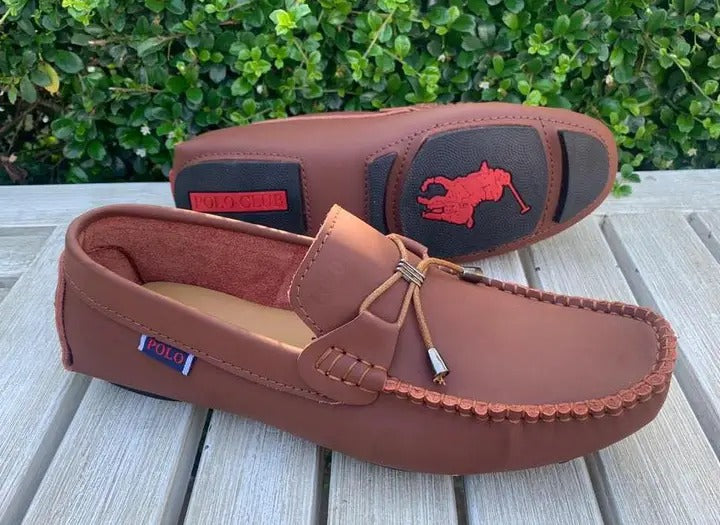 Mocassins en cuir