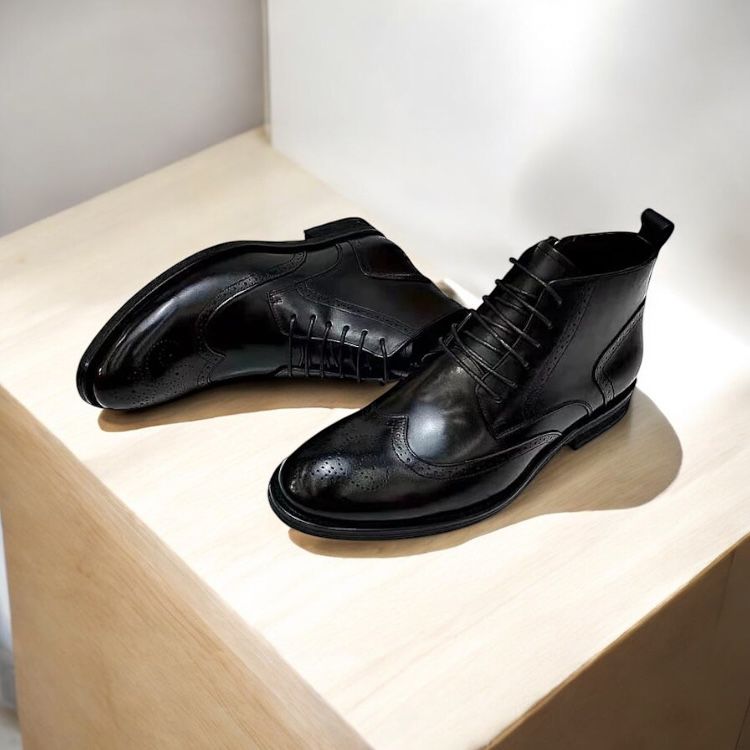 Chaussures Boots en Cuir