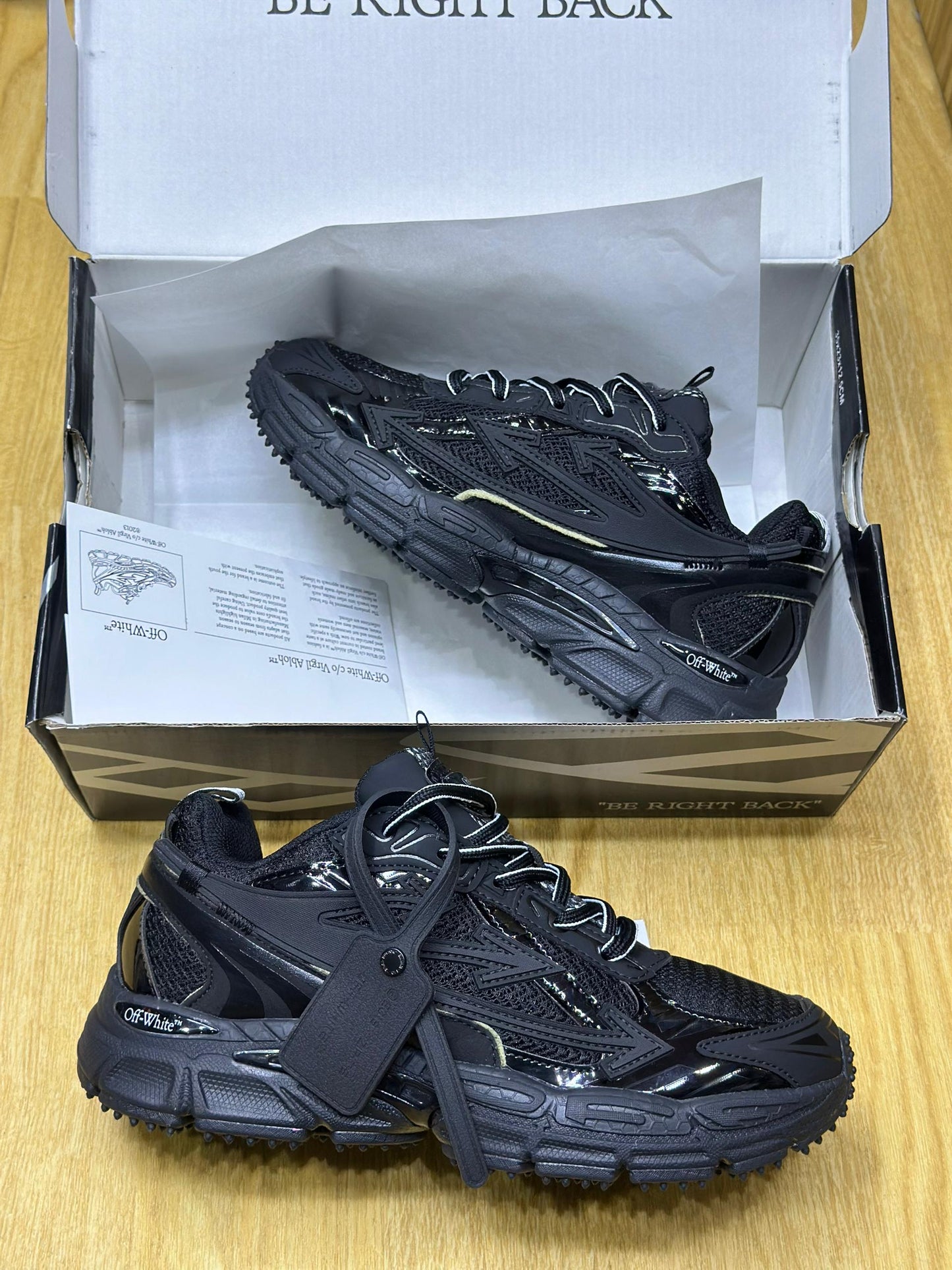 Off-White Be Right Back military