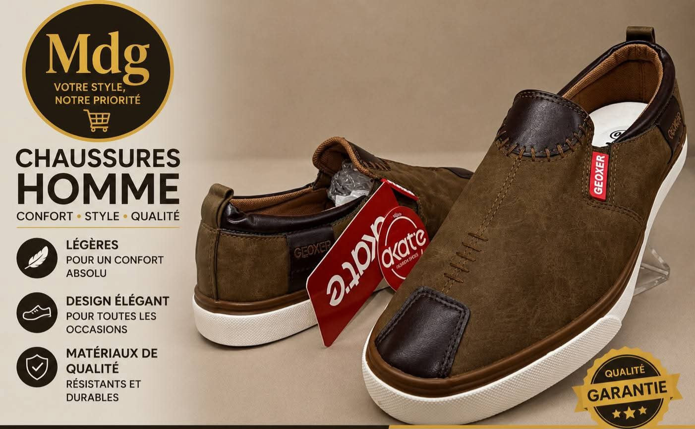 Slip-on de style décontracté
