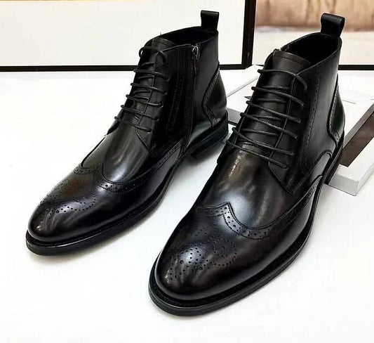 Chaussures Boots en Cuir